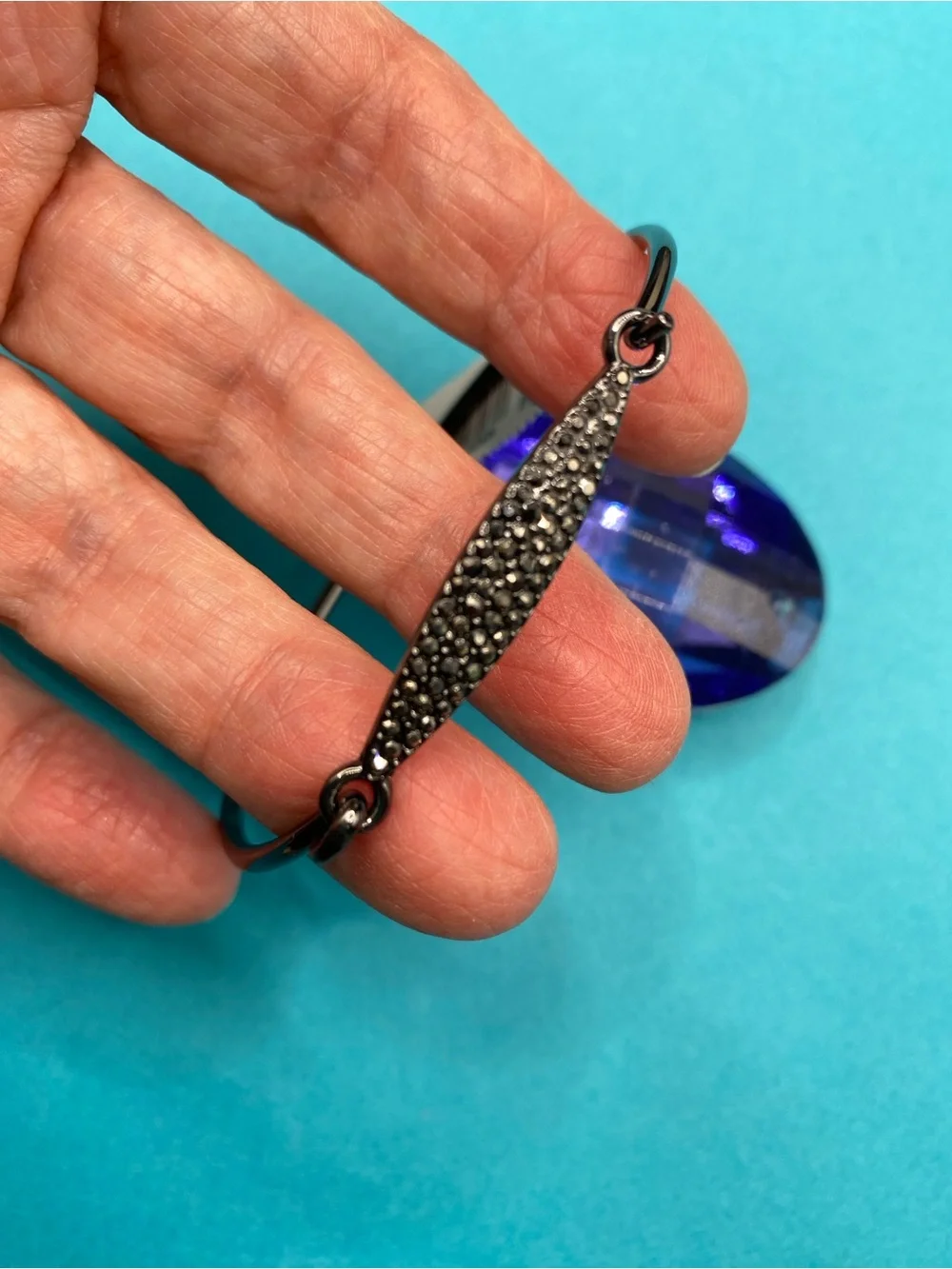 THE LIMITED Bracelet Gunmetal Wire NWT